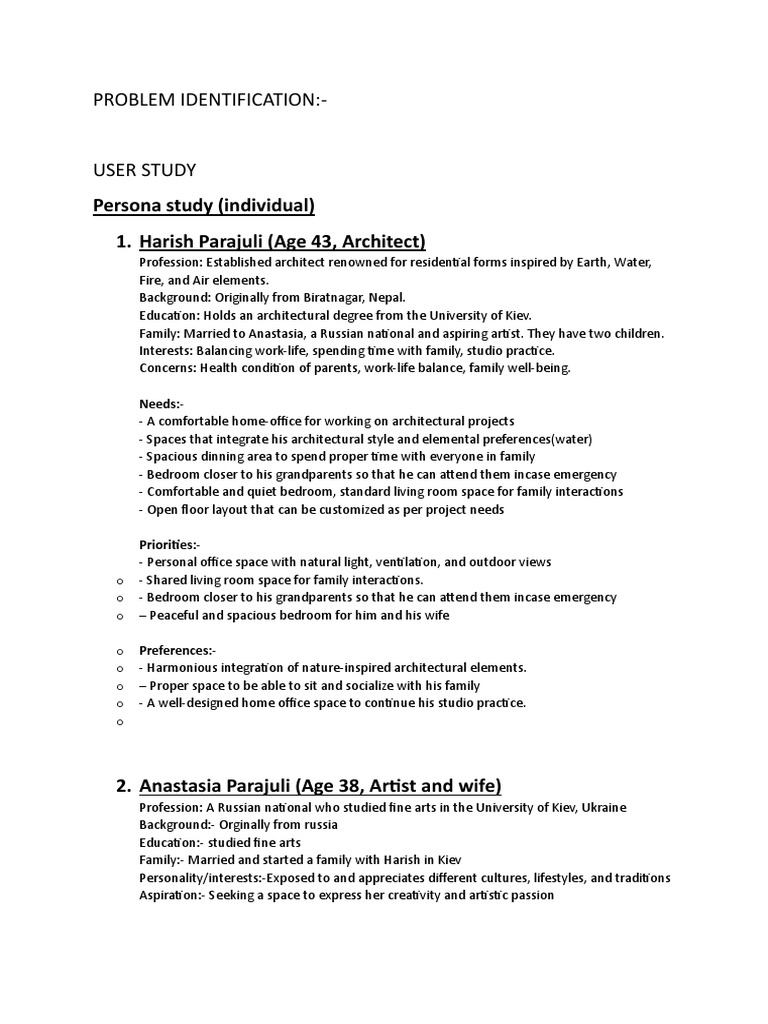 PROBLEM - IDENTIFICATION Final | PDF