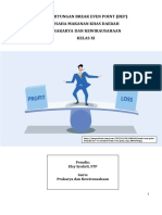 KD 3.3 Modul PERHITUNGAN BREAK EVEN POINT