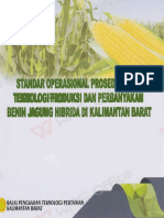 Buku SOP Teknologi Produksi Dan Perbanyakan Benih Jagung Hibrida Di Kalimantan Barat