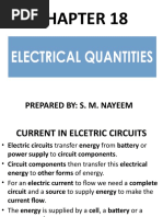 Chapter - 18 Electrical Quantities