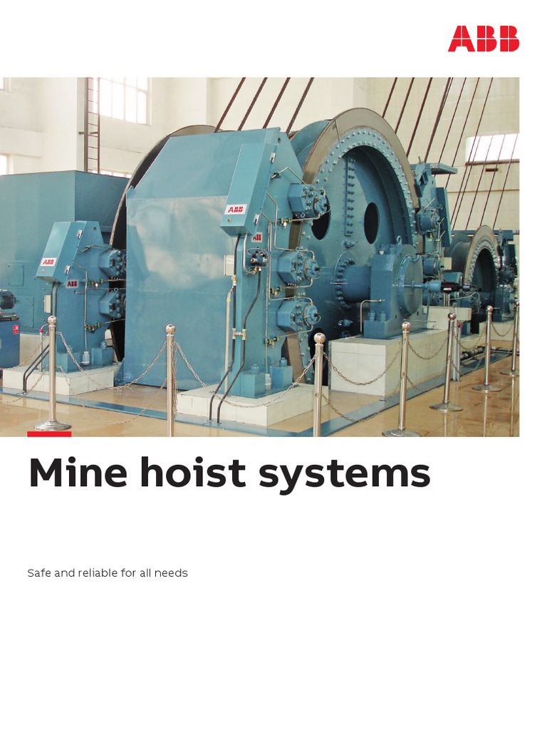 Brochure ABB Mine Hoist Systems 2019 LowRes PDF Manufactured Goods