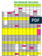 Calendario Escolar 11 12