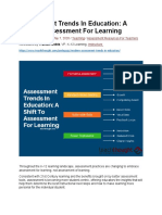 Assessment Trends in Education