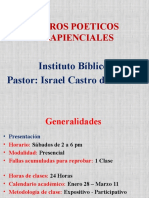 Libros Poeticos - Clase 1 - Introduccion