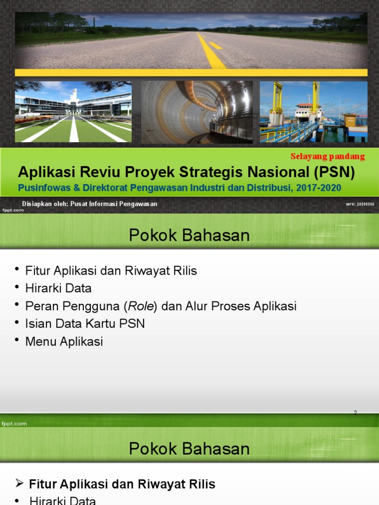 Aplikasi Reviu PSN Versi 20200306 | PDF