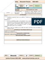 Abril - 2do Grado Educación Socioemocional (2022-2023)