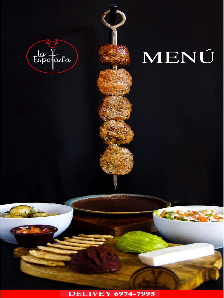 Menu Espetada Compressed | PDF | Carne | Cilantro