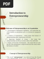 (#1) Introduction To Entrepreneurship