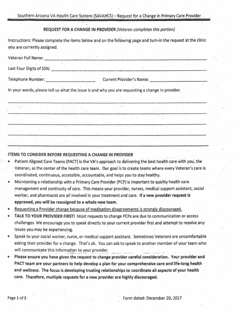 Va change place template change va care location pdf united states