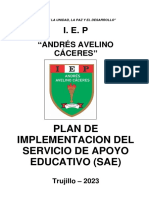 Plan de Implementacion Del Servicio de Apoyo Educativo Aac 2023