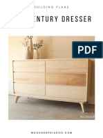 Mid Century Modern Dresser Plans