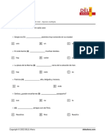 Dele A1-A2 Ejercicios de Gramática