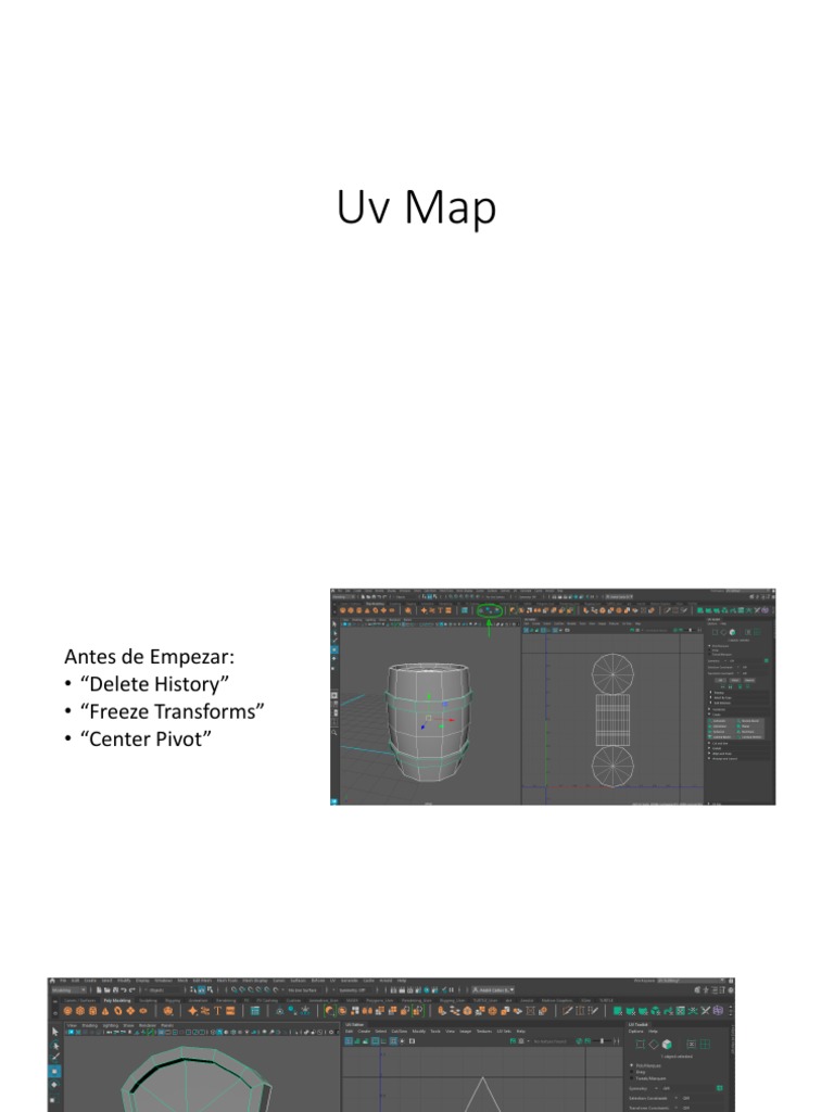 Guía de Mapeado UV en 3D | PDF | Hogar, jardinería y bricolaje