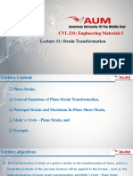 Lecture 11 - Strain Transformation