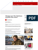 Ukraine War: The Christmas Ceasefire That Wasn't: Top Stories