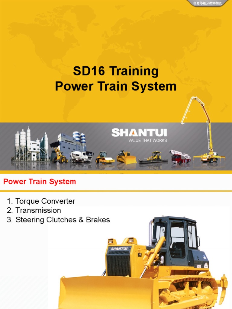 Bulldozer Power Train Overview | PDF | Clutch | Pump