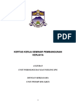 Kertas Kerja Seminar Pembangunan Kerjaya