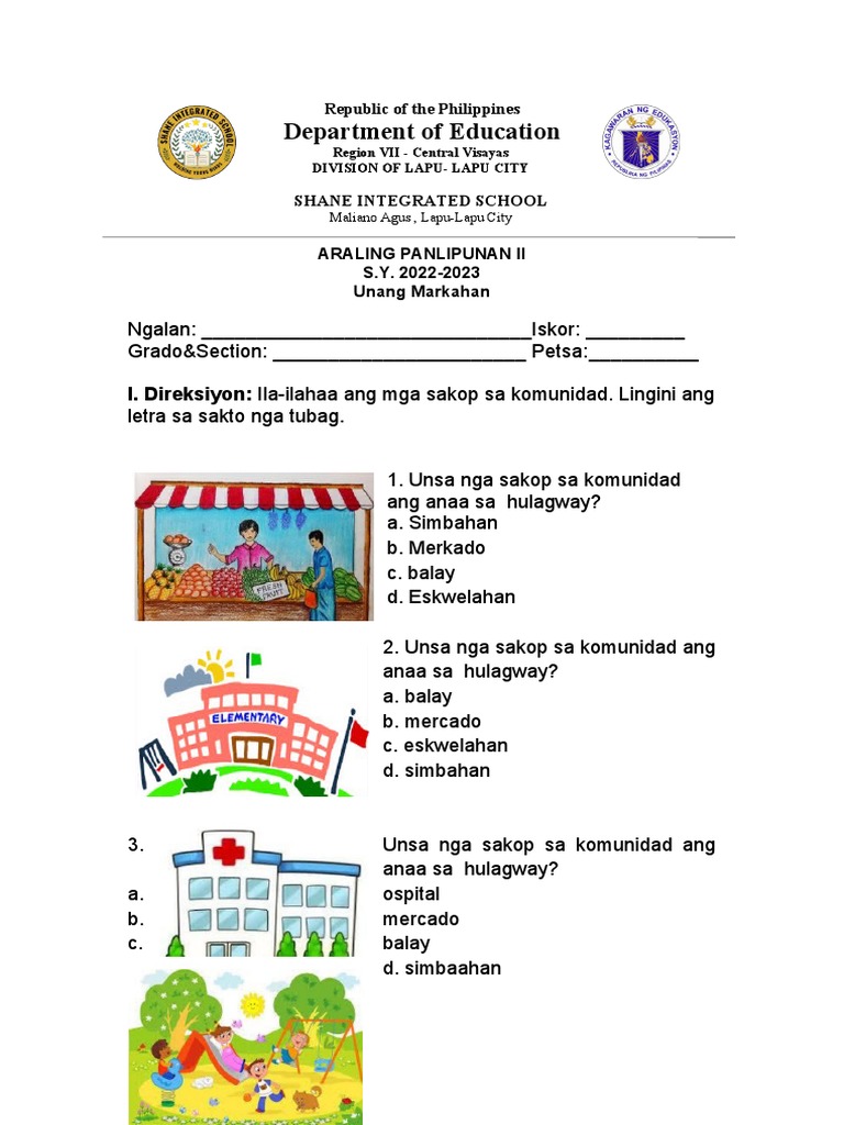 Ap2 Quarter 1 Worksheet Genayas | PDF