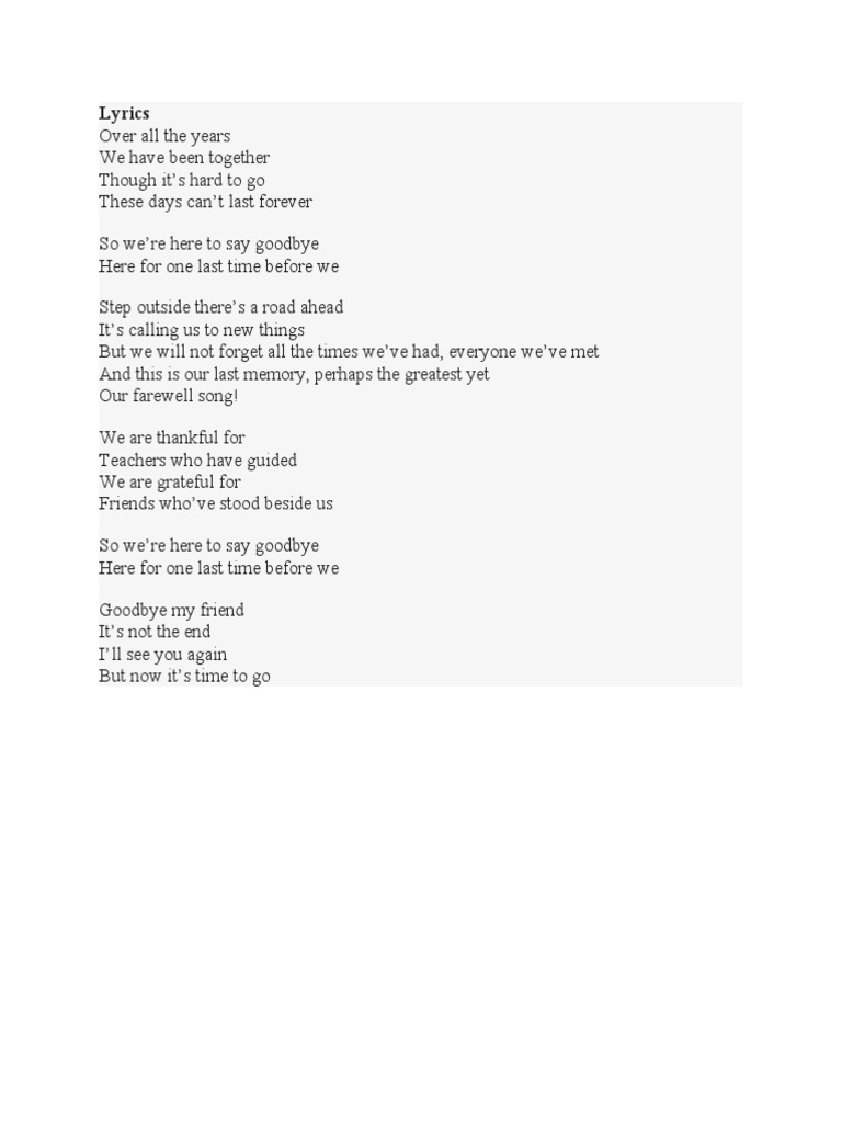 our-farewell-song-lyrics-pdf