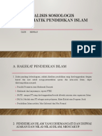 Reaktualisasi Pendidikan Islam