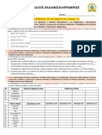 Examen Intermedio Matemáticas (Grado 6°)