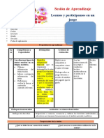 1° Sesión Día 5 Com Leemos y Participamos en Un Juego Experiencia 3 Semana 1