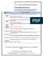 List of Prohibited Medical Devices