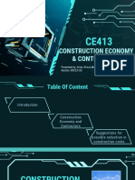 Ce413 - Arias - Construction Economy and Contractor
