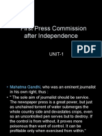 First Press Commission After Independence