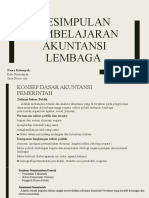 Kesimpulan Pembelajaran Akuntansi Lembaga