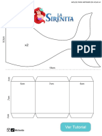 MOLDE La Sirenita