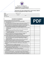 Qad Form 45 1B Division Checklist For The Operation of A Senior High School Program For Public School