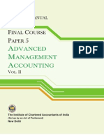 51081004 Advanced Management Accounting Vol II