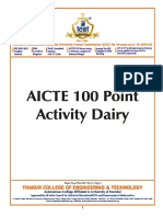 Aicte Points Diary - 45 - Aniket Singh - Be Elex
