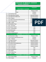 PIMS Teaching Staff List