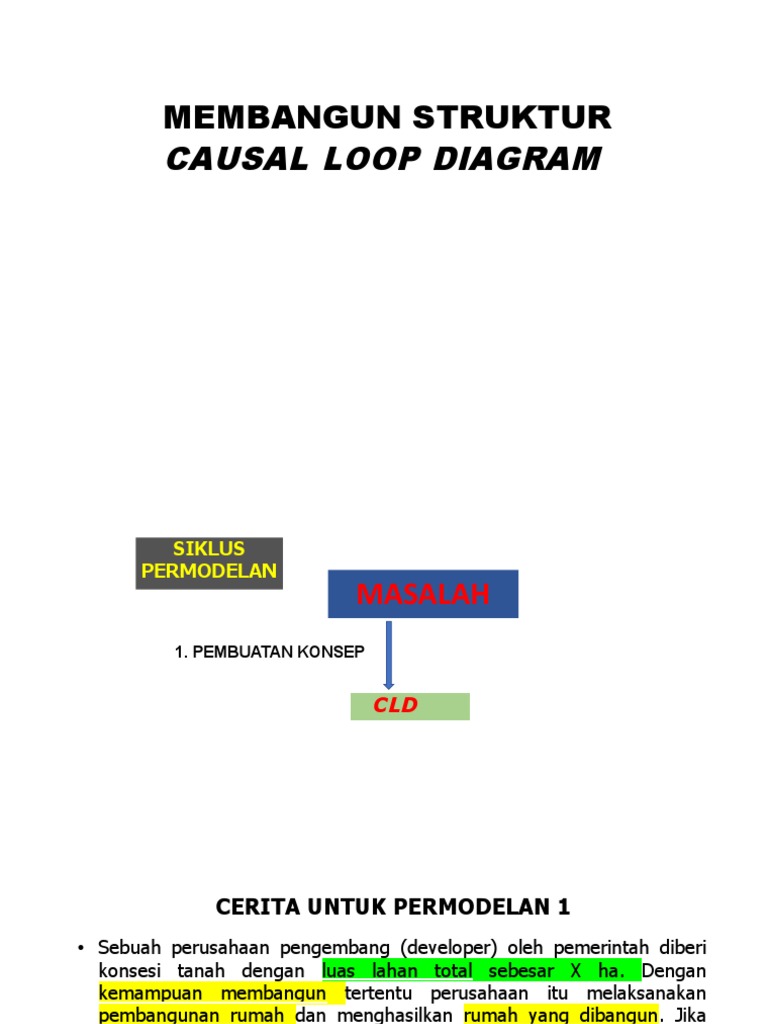 MATERI 4 MEMBANGUN STUKTUR CAUSAL LOOP DIAGRAM | PDF