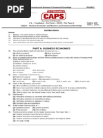 Test 2 Economics & BCK-R2 (Que)