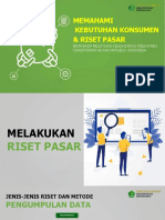 Modul 3 Memahami Kebutuhan Konsumen Riset Pasar