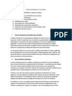 Plannification Et Orientation D'une Mission D'audit