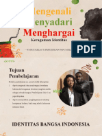 Mengenali, Menyadari, Dan Menghargai Keragaman Identitas