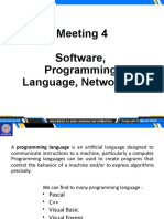 Meeting 4 Software, Programming Language, Networking