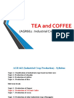 AGR662 Topic 6 & 7 - Tea and Coffee 5.12.23