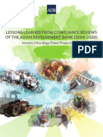 LESSONS LEARNED FROM COMPLIANCE REVIEWS OF THE ASIAN DEVELOPMENT BANK (2004-2020) Mundra Ultra Mega Power Project in India