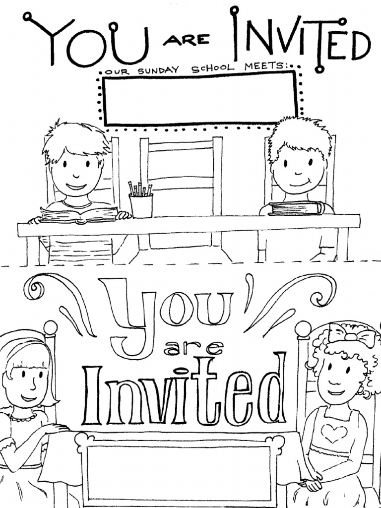 Sunday School Invite | PDF