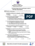 AP 8 PANREHIYONG PAGTATASA SA KALAGITNAANG TAON Finalized