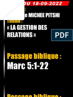 La Gestion Des Relations Prophete Michee Pisthi