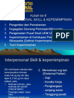INTERPERSONAL SKILL & KEPEMIMPINAN (Kul 6) .