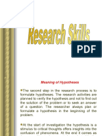Research Skills Fourth Lecture