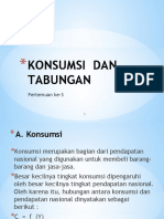 Konsumsi Dan Tabungan