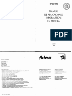 Manual de Aplicaciones Informaticas en Mineria - Manuel Bustillo Revuelta Et Al. (2000)
